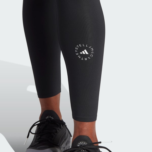 adidas by Stella McCartney Shiny Training Leggings - Black