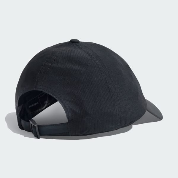 Black 3-Stripes Baseball Cap
