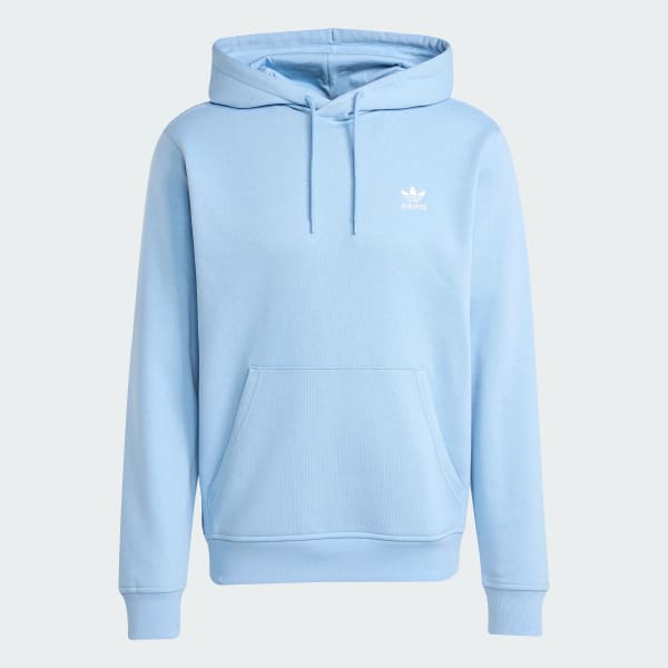 adidas Trefoil Essentials Hoodie - Blue | Free Shipping with