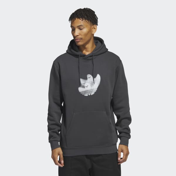 Grey Graphic Shmoofoil Hoodie (Gender Neutral)