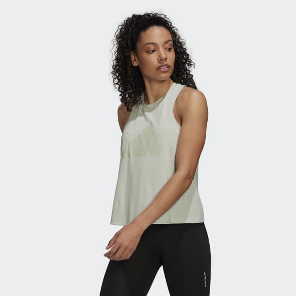 Adidas open back tank shop