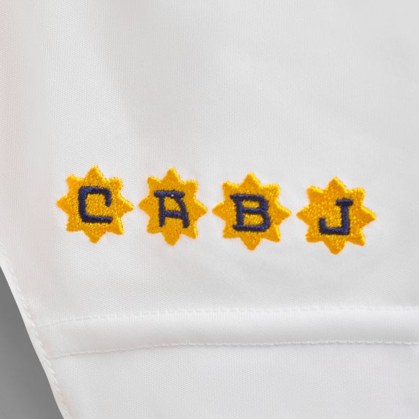 Blanco Shorts de Básquet Alternativa Boca Juniors 2023