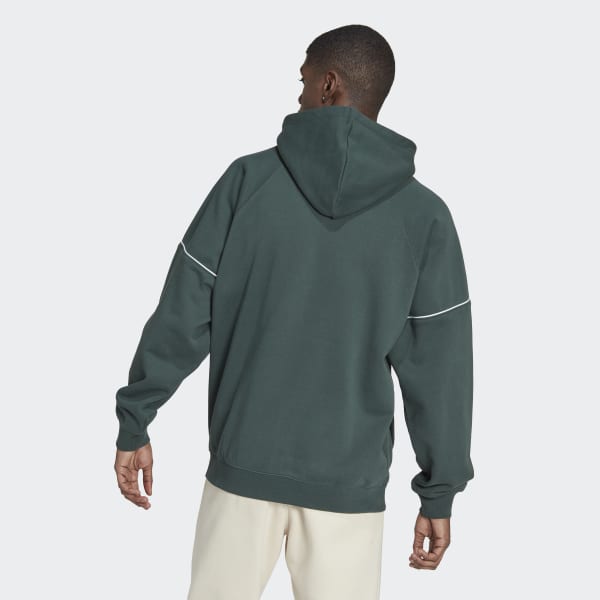 Vert Sweat-shirt à capuche adidas Rekive L9805