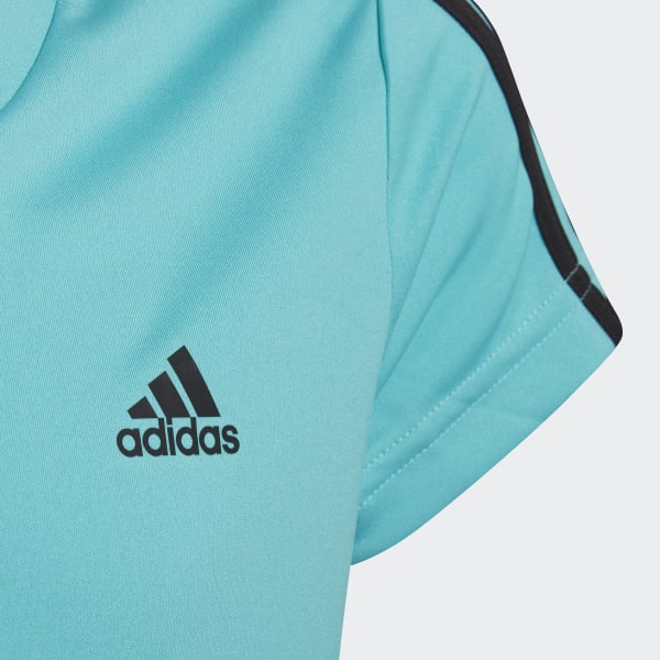 Turquoise 3-STRIPES TEE       