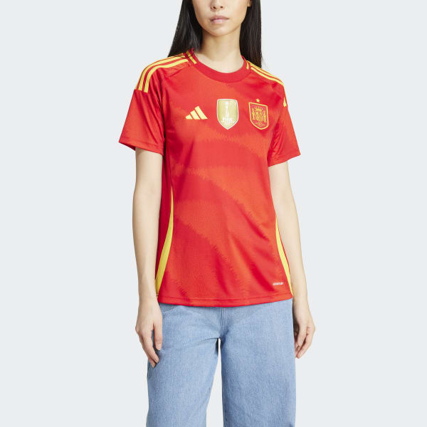 adidas アディダス スペイン代表 ユニホーム 赤 No.7 RAUL Amazon | adidas(アディダス) KIDS スペイン代表 ホームレプリカ