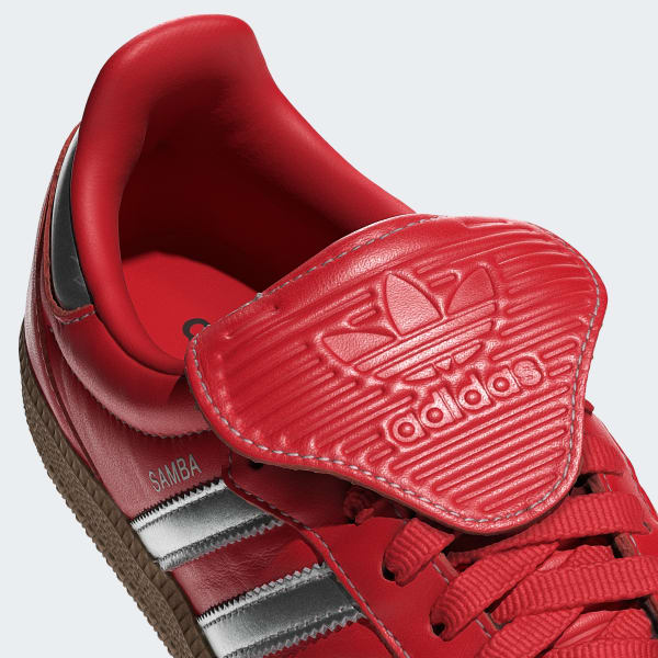adidas Samba Long Tongue Shoes - Red | Free Shipping with adiClub