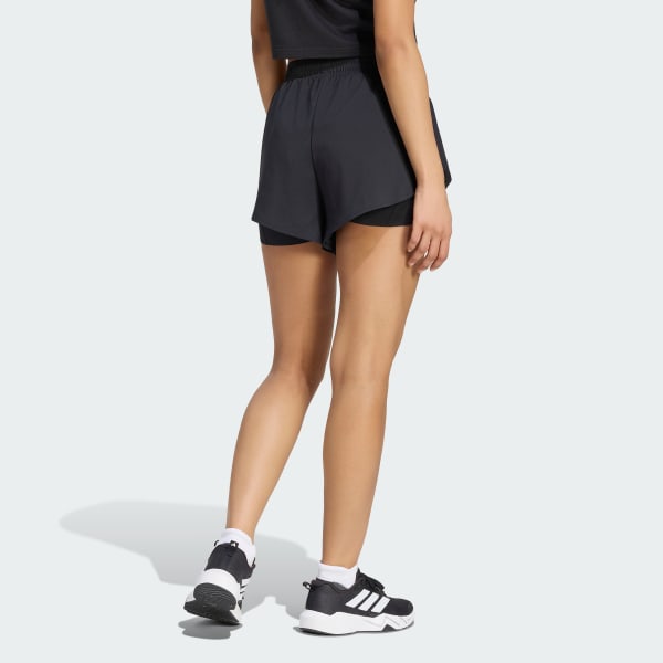 Noir Short 2-en-1 Designed for Training