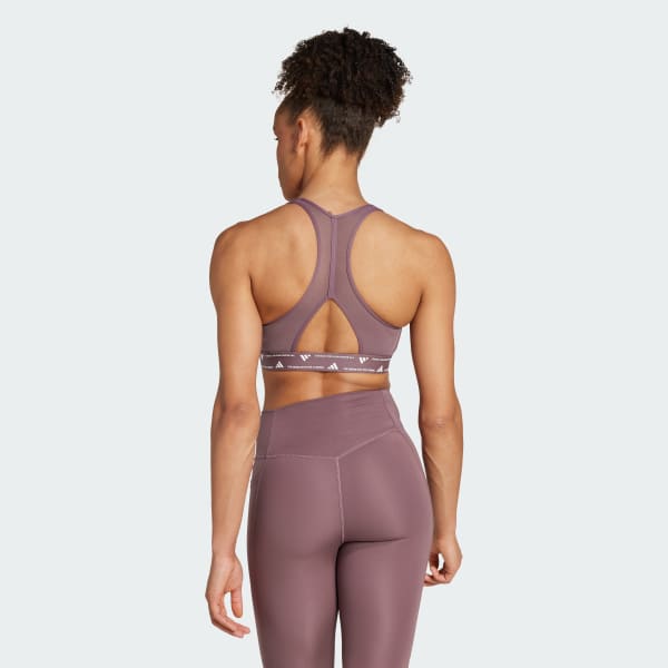 Purple Powerreact Training Medium-Support Bra