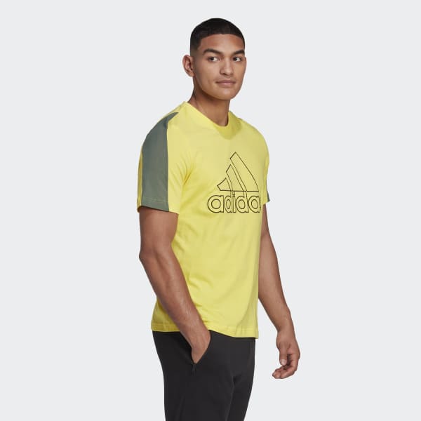 Playera adidas amarilla deals