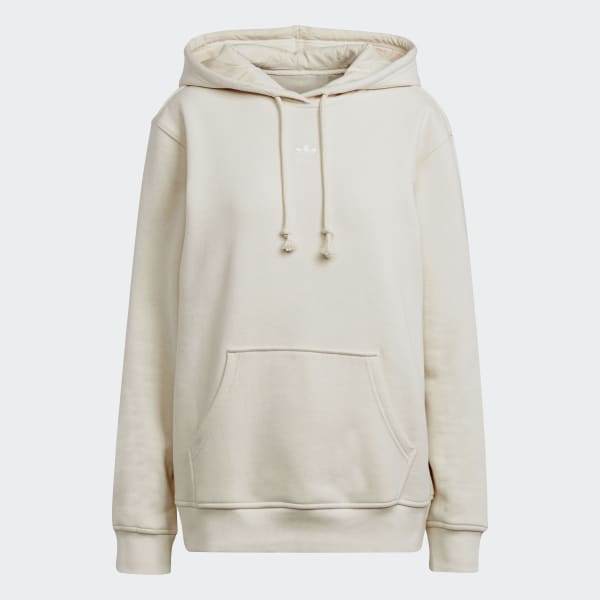 Bege Camisola com Capuz em Fleece Adicolor Essentials