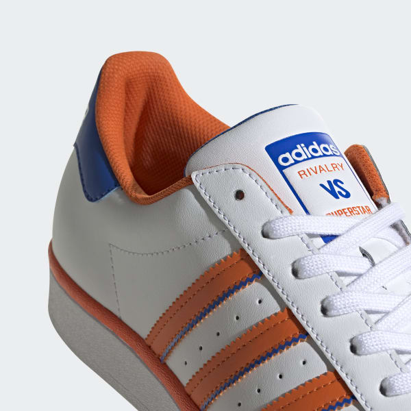 adidas superstar white and orange