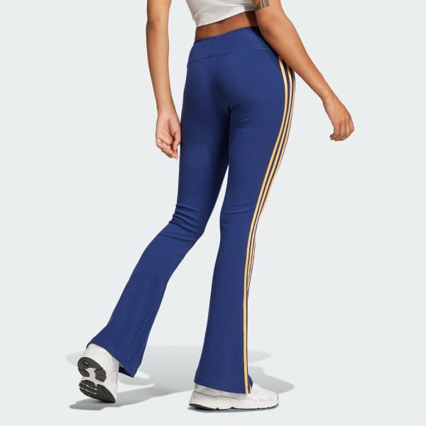 Azul Legging Flare adidas Originals Rib