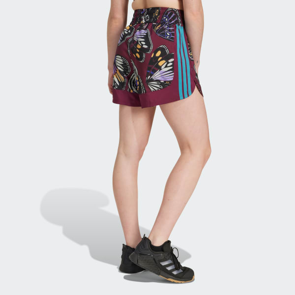 Red adidas X Farm Pacer Shorts