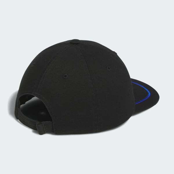 Preto Boné Skateboarding Racer com listras