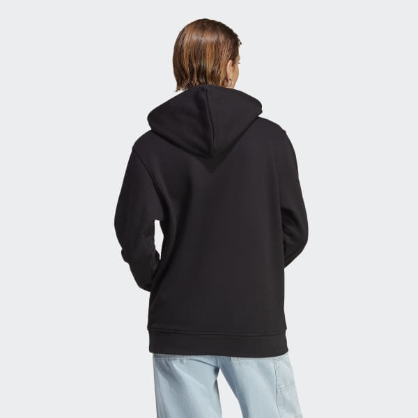 Adidas asymmetrical blocked discount pullover hoodie