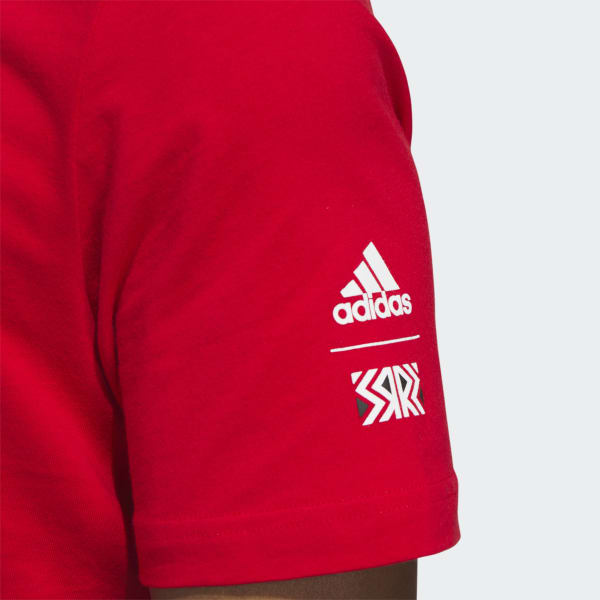 Adidas Blackhawks Playmaker Long Sleeve Tee Red S Mens