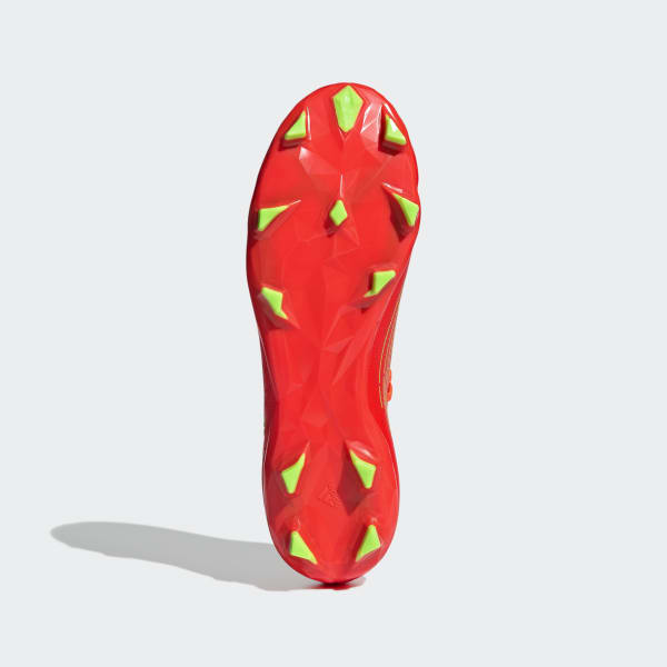 Orange Chaussure Predator Edge.3 Low Terrain souple