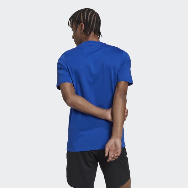 Azul Playera de Entrenamiento Estampada HIIT AEROREADY TS138