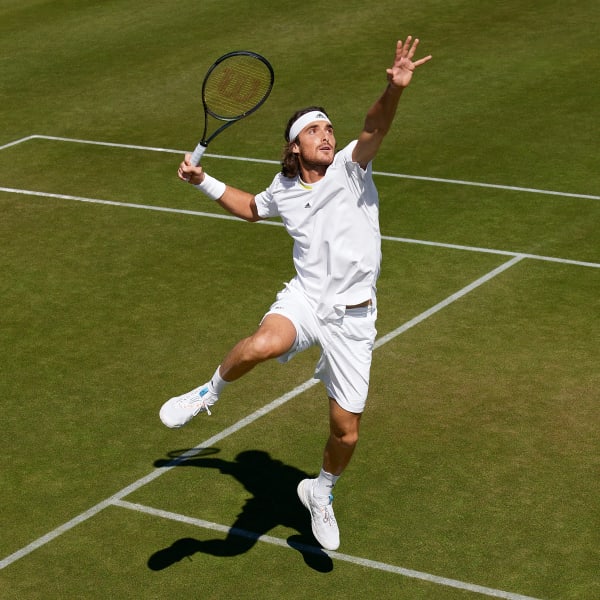 White Tennis London Knit Ergo Shorts