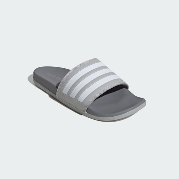 Adidas hotsell grey slippers