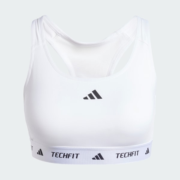 Blanc Brassière Techfit Maintien moyen