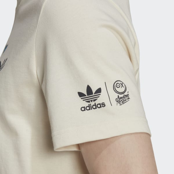 White adidas Originals x André Saraiva T-Shirt ZA974