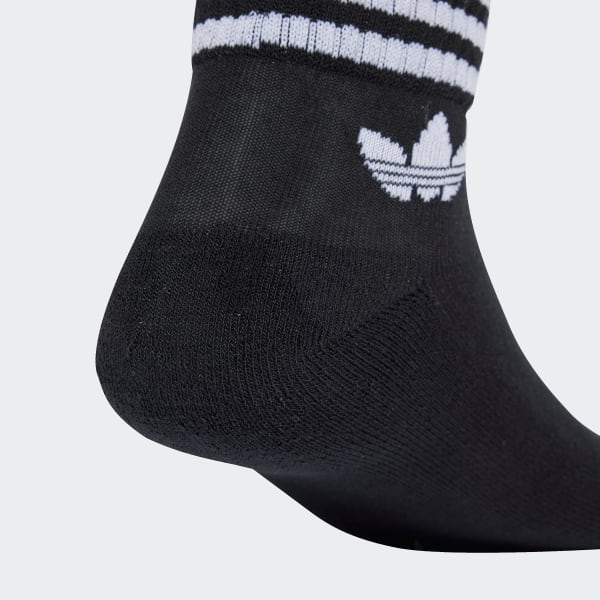 Czerń Skarpety 3-Stripes Ankle 3 Pairs