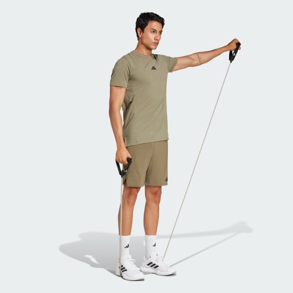 adidas Designed for Training Workout Shorts - Green | Free
