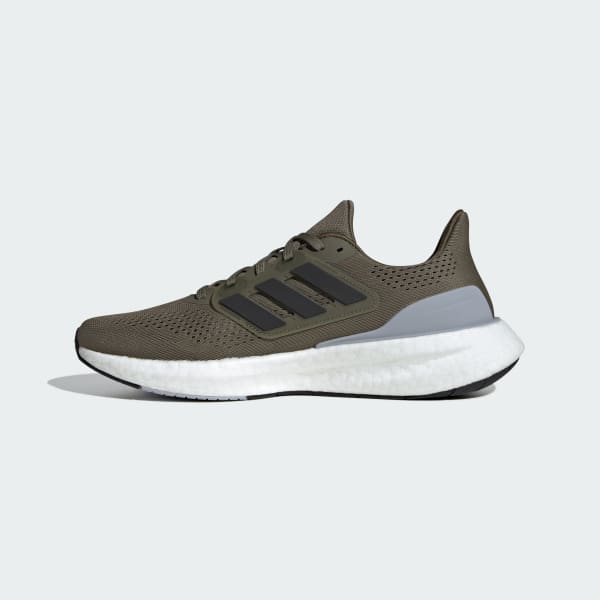 Men's pure boost dpr running outlet shoes  khaki/white