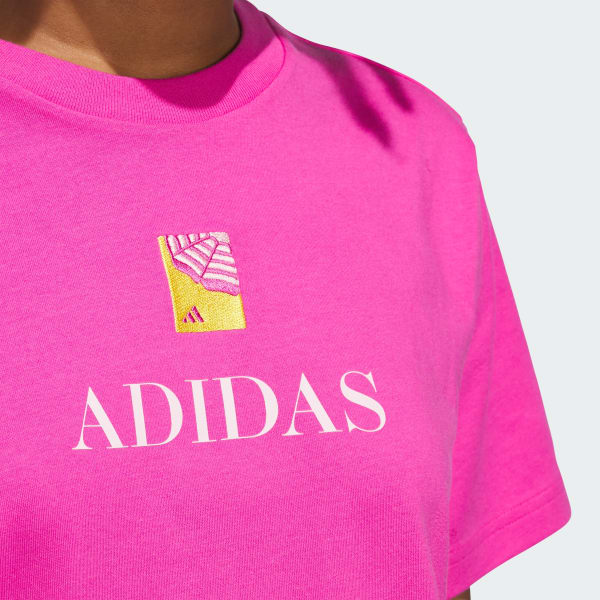 Adidas Jet Set Cabana Graphic Tee WHERE TO BUY