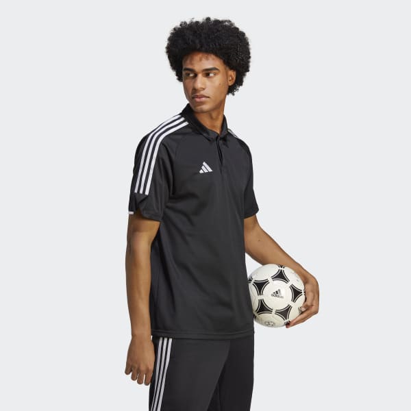 Black Tiro 23 League Polo Shirt