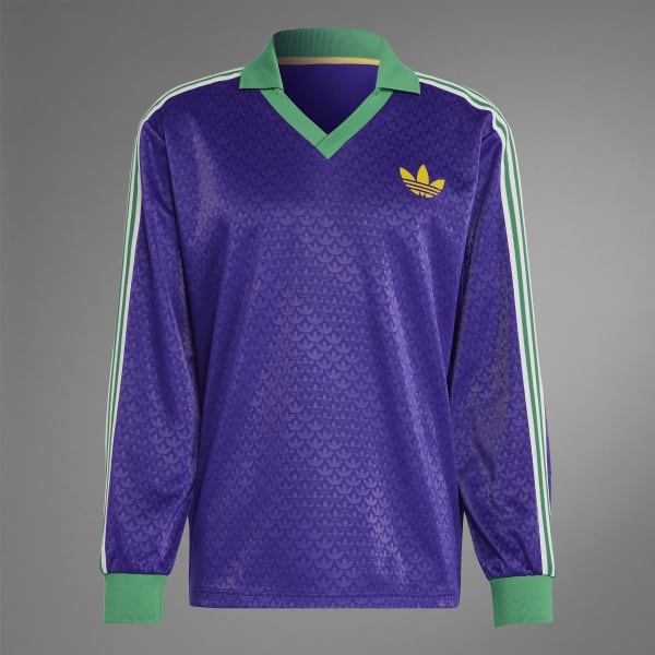 Adidas retro long outlet sleeve t shirt