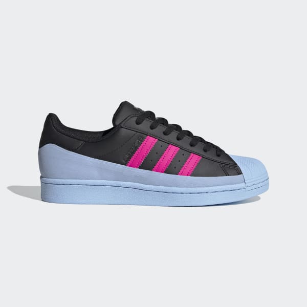 adidas superstar black pink