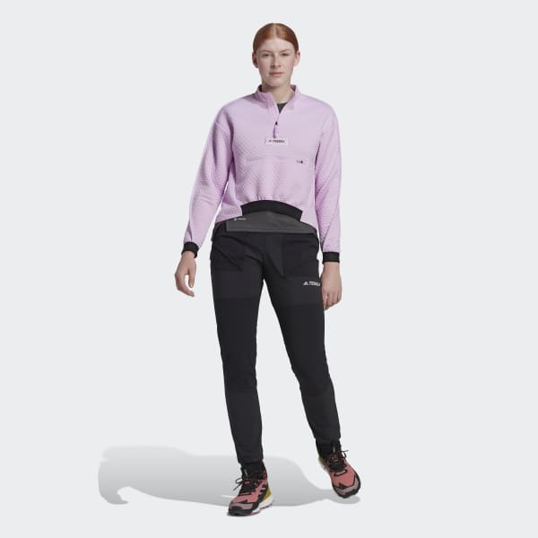 Purple Terrex Hike 1/2 Zip Fleece 29572