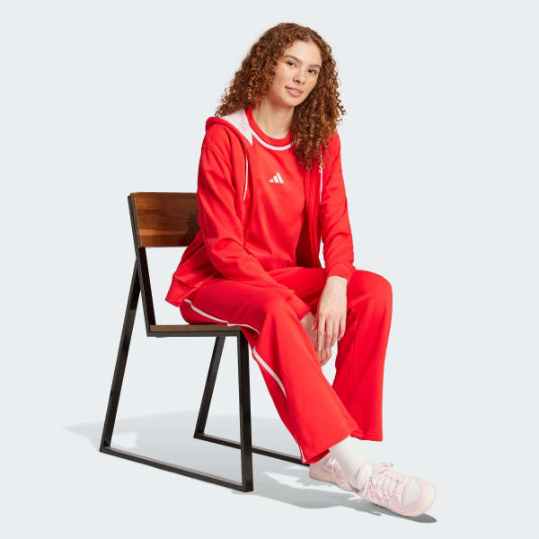 rood Essentials Color Pop French Terry Full-Zip Hoodie