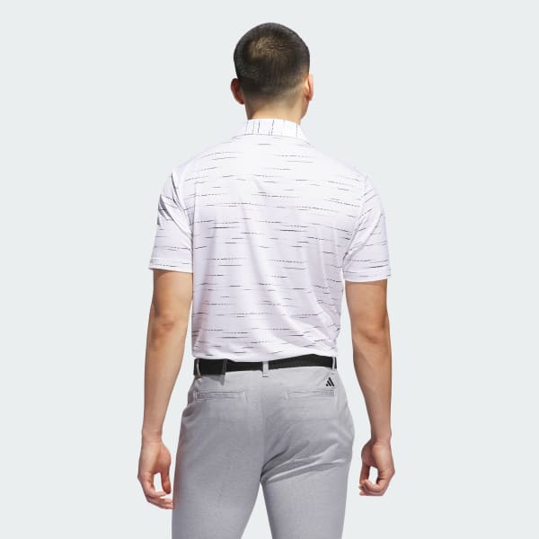 Rozowy Ultimate365 Mesh Glimmer Print Polo Shirt
