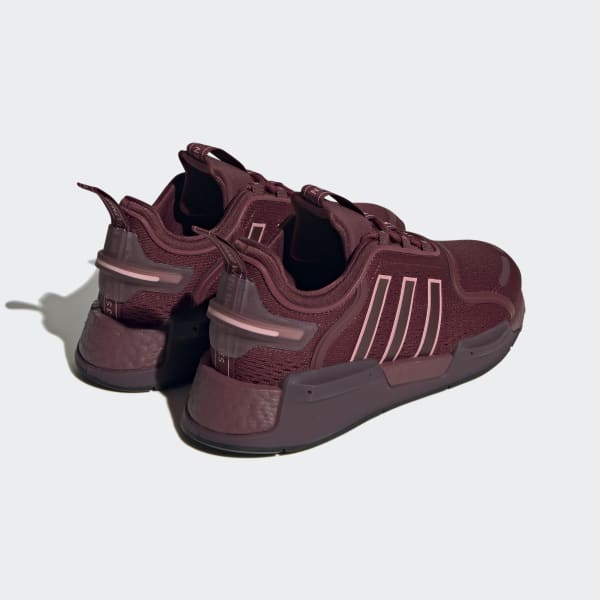 Maroon adidas hotsell nmd