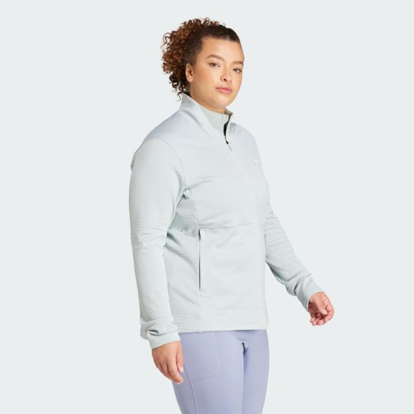 adidas Terrex Finland | Multi adidas Size) Light Fleece Jacket - Grey Full-Zip (Plus
