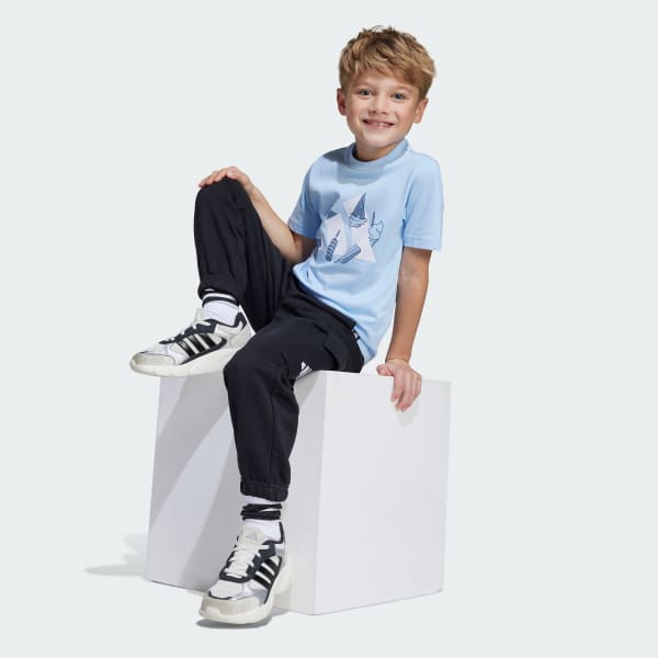 Biru Tee Anak Grafis Lounge Ice