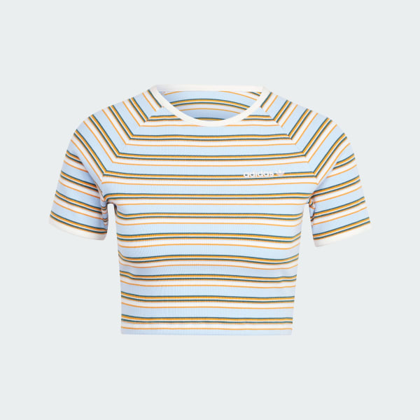 Cok-renkli '80s Rib Stripe Baby Tişört