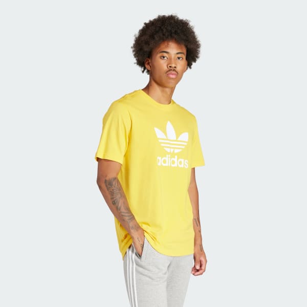 Yellow Adicolor Trefoil Tee