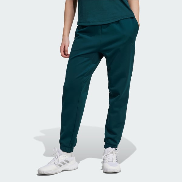 Verde Pantaloni Yoga Essentials con orli