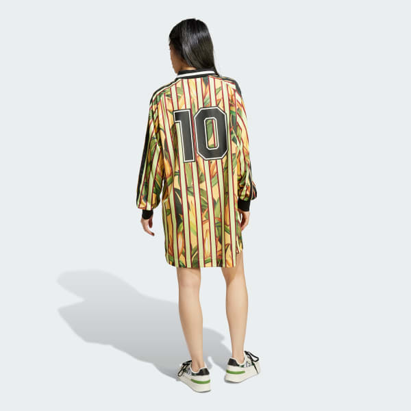 Amarillo Vestido Premium adidas X FARM