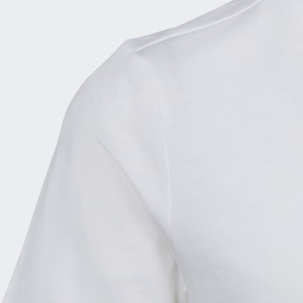 Bianco T-shirt Essentials Big Logo Cotton Slim