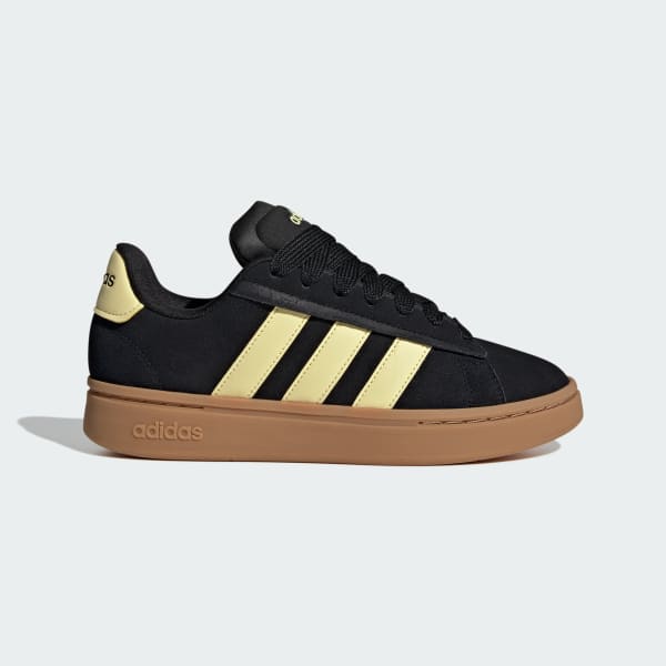 Adidas grand court black and gold deals