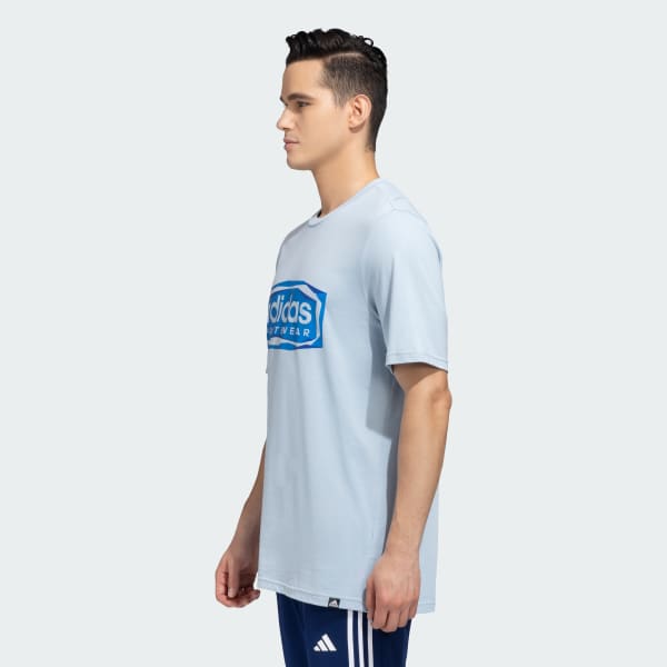 Blue SPORTSWEAR LOGO TEE