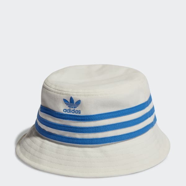 NOAH + adidas バケットハット ホワイト/ブルー NOAH adidas バケットハット - メルカリ