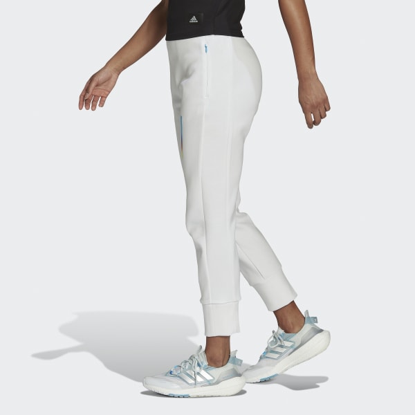 White Mission Victory Slim-Fit High-Waist Pants