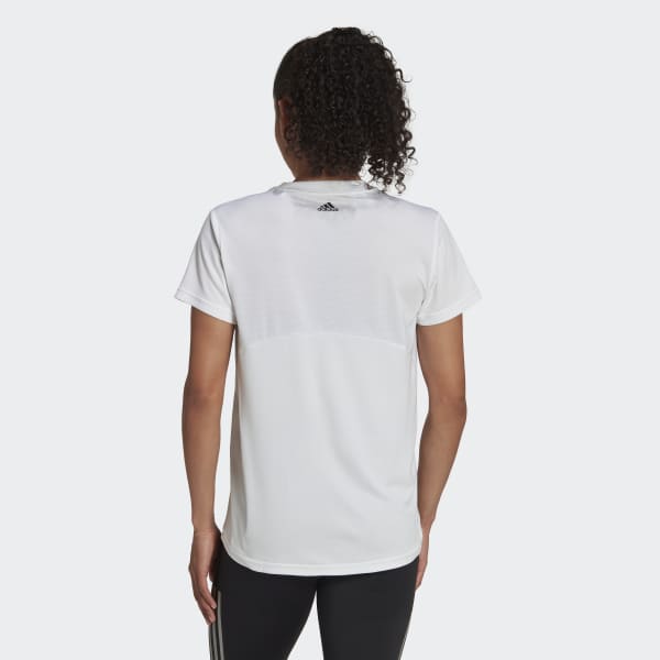 Branco T-shirt 3-Stripes Sport Brand Love T1849