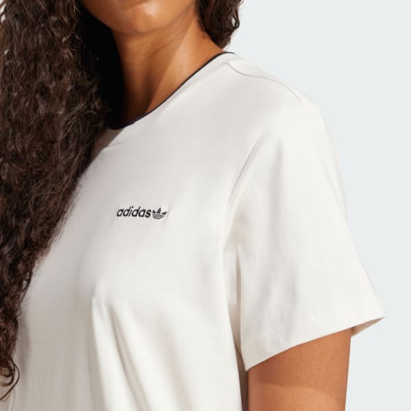 adidas Graphic adidas Sports Loose 3-Stripes Tee - White